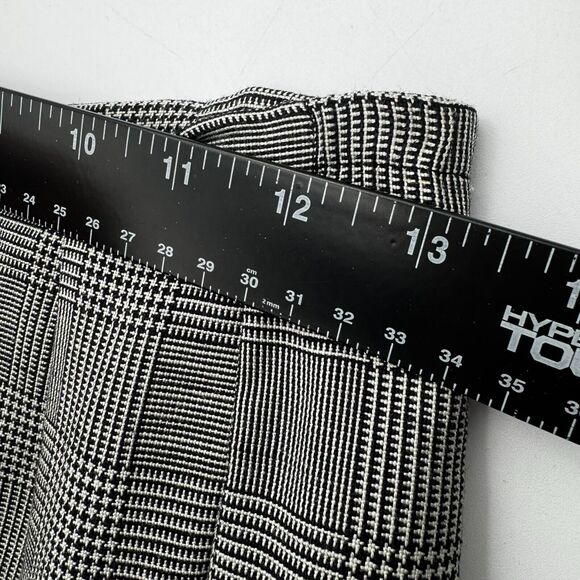 SAVILLE Women's 4 Vintage Black White Houndstooth Plaid Preppy Blazer Skirt Suit - Picture 14 of 16